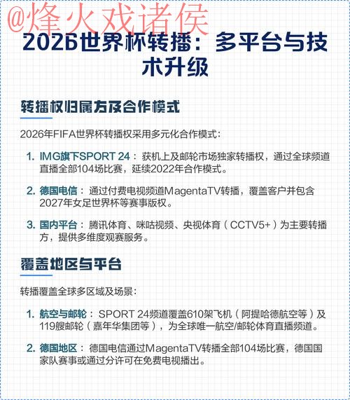 2026世界杯直播平台最新网址